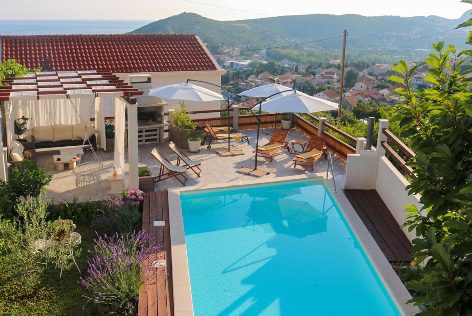 Villa My Rose With A Private Pool Mlini Exterior foto